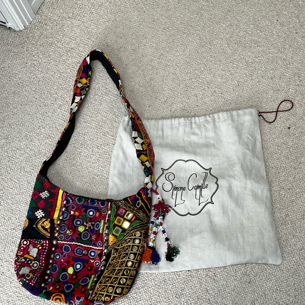 Simone Camille boho crossbody messenger bag
